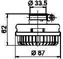 RENAULT TRUCK MAGNUM (1992-2000) MAX 18.5 bar, D=87/H=62 Хомут 432 407 012 0 WABCO