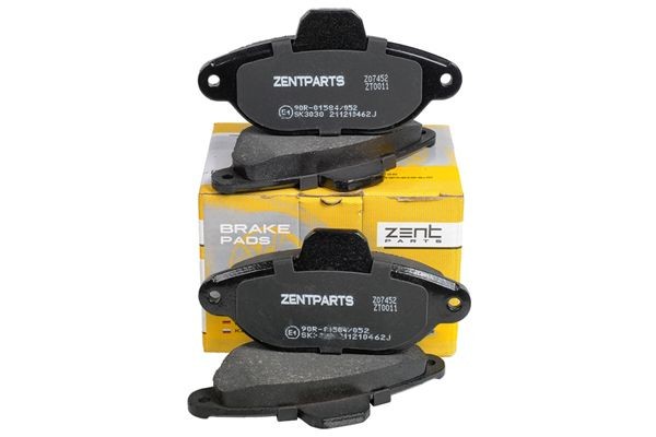 колодки дисковые передние! Fiat Punto/Siecento, Lancia Y 1.1/1.2 93> Z07452 ZENTPARTS