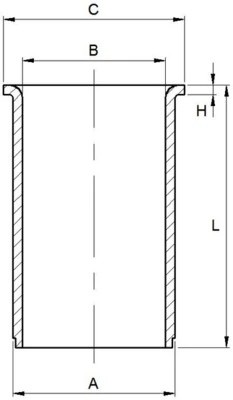 Гильза цилиндра дв IMCL867010 IMCL867010 IZUMI