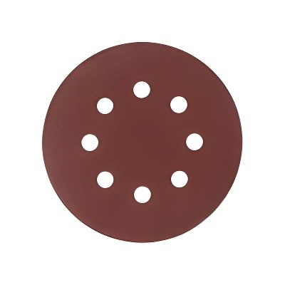 Круг шлифовальный на липучке D125 P60 8 отверстий 5шт. PATRIOT 820010101 PATRIOT