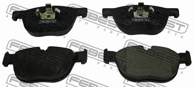 Колодки тормозные передние (с прижимной скобой) 1901E70F FEBEST