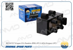 Катушка зажигания RENAULT Logan LS, Sandero BS0, 8V, LADA Largus, 8V AMDRENEL111 AMD.RENEL111 AMD
