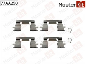 Комплект установочный тормозных колодок TOYOTA CAMRY 11-01-11-06 77AA250 77AA250 MASTER KIT