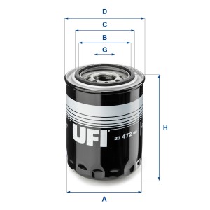 Фильтр масляный 23.472.00 2347200 UFI