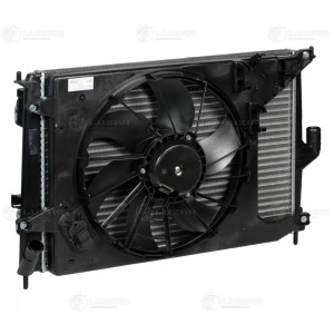 Блок охл. (радиатор+конденсер+вентилятор) для ам Лада Largus (12-),Renault Logan LRK 0983 LUZAR