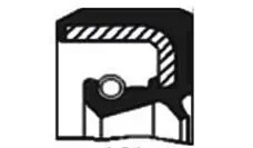 Сальник на шарнирную раму 25x42x10 SKT 041237 SKT