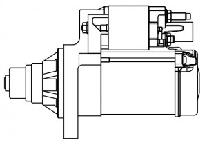 Стартер для а/м VAG Tiguan (07-) 1.4TSI/Q3 (11-) 2.0TFSI 1,6кВт (LSt 1804) LST1804 START VOLT