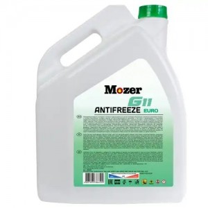 Антифриз зеленый Euro -40C 10кг G11 MOZER 4606499 MOZER