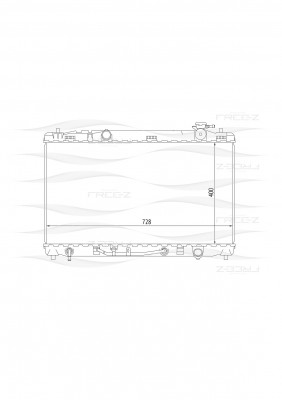 Радиатор TOYOTA Camry 06- KK0193 KK0193 FREE Z