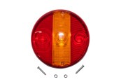 стекло фонаря! задн. кругл. \ MAN, MB, Scania, DAF, Volvo, Iveco, BPW, Fruehauf 8890076SX STELLOX