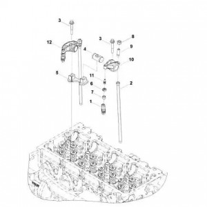 Коромысло впускное 3310 дв.Cummins ISF 3.8 (В сборе) (5257978/5259949/5257976/52 0428 HAFFEN