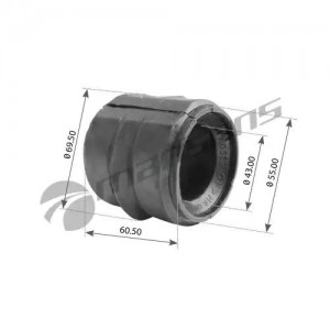 Втулка стабилизатора DAF F95XF (42.5х60х60мм) переднего MANSONS 200017 MANSONS