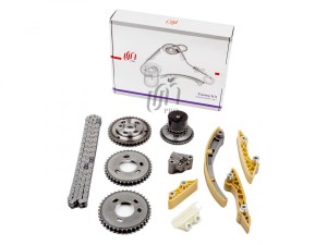 Комплект ГРМ Ford 2.4 TDCi (Цепь 132Z 1102609,натяжитель, 4 башмака, 4 звездочки 14CDC017 UNITED MOTORS PRO