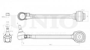 Рычаг подвески поперечный передний нижний SSP-40114 UNIO