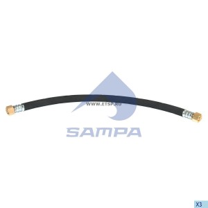 Шланг тормозной SCANIA (L=600мм) SAMPA 041190 SAMPA