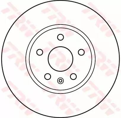 Диск тормозной передний OPEL INSIGINIA 17" (321мм) DF4996S DF4996S TRW