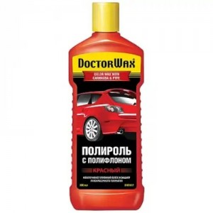 Полироль кузова с тефлоном красная 300мл DOCTOR WAX DW8417 DOCTOR WAX