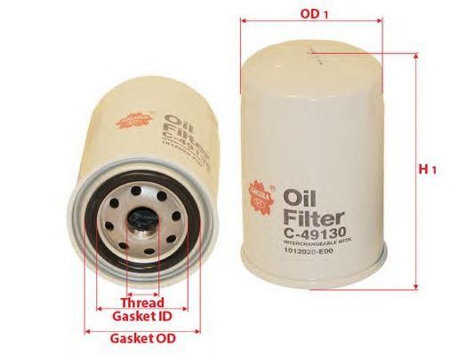 Фильтр масляный C49130 C-49130 SAKURA