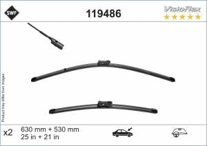Щетка стеклоочистителя SKODA Kodiaq (17-) 630/530мм комплект SWF 119486 SWF