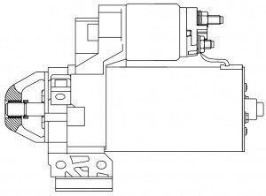 Стартер для а/м BMW 5 F10 (10-)/X3 F25 (10-) 2.0D 2,2кВт (LSt 2607) LST2607 START VOLT