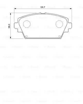 Колодки тормозные Передние 0 986 424 791 BOSCH