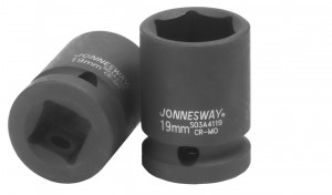 головка ударная! торцевая 1/2''DR, 19мм\ S03A4119 JONNESWAY