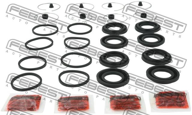 РЕМКОМПЛЕКТ СУППОРТА ТОРМОЗНОГО ПЕРЕДНЕГО подходит для NISSAN QX70/FX S51 2008.0 0275-Z34F FEBEST