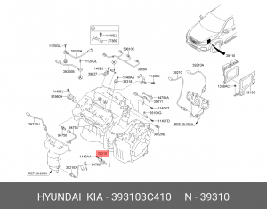 Датчик положения коленвала HYUNDAI Genesis (14-) OE 393103C410 HYUNDAI KIA