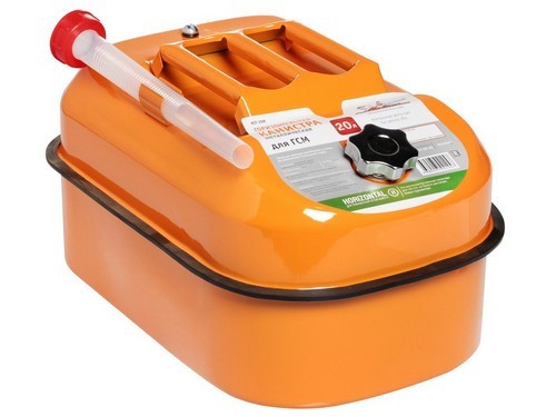 Канистра 20л сталь плоская со сливным устройством AIRLINE ACF-20H AIRLINE