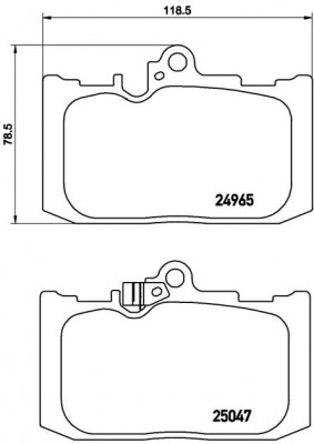 P83131 колодки дисковые передние!\ Lexus GS 300/450 05> P83131 BREMBO