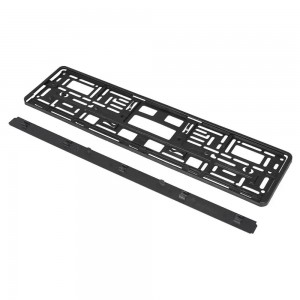 Рамка под номерной знак, двусоставная, евро-книжка (без надписи), черная (ADFC00 ADFC002 AIRLINE