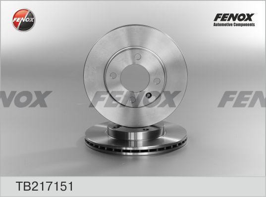 Диск тормозной передний VW Golf 82-97, Passat 75-88 TB217151 TB217151 FENOX