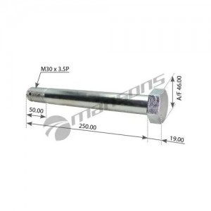 Болт SCANIA крепления полурессоры (M30x248) MANSONS 800.006 MANSONS