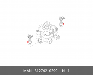 датчик давления воздуха! 0-16 barMAN 81274210299 MAN