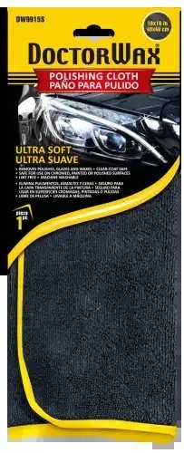 Салфетка микрофибра для полировки 40х40см DOCTOR WAX DW9915S DOCTOR WAX