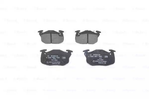Колодки тормозные PEUGEOT 106,205,305,309,405 RENAULT Clio (91-98) передние (4шт 0 986 461 763 BOSCH