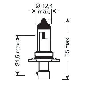 Лампа 12V HB4A(9006) 51W P22d OSRAM 9006XS OSRAM