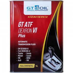 Масло трансмиссионное GT ATF Dexron VI Plus синт.4л GT OIL 8809059408520 GT OIL
