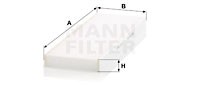 Фильтр салонный CU45004 CU 45 004 MANN FILTER