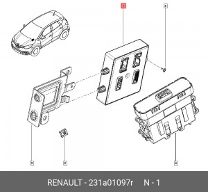блок 231A01097R 231A01097R RENAULT