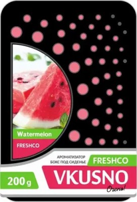 Ароматизатор под сиденье гелевый (арбуз) 200г "Vkusno" FRESHCO AR4BX030 FRESHCO