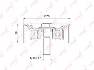 HYUNDAI SANTA FE (CM)/ KIA SORENTO (2009>) PB-7207 LYNXAUTO