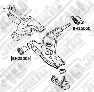 Сайлентблок  MAZDA 323 BA Jan 94 Jan 98 BH25050 BH25050 JIKIU