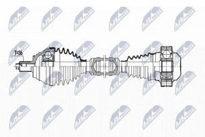 VW GOLF V/VI 03-, PASSAT 05-, TOURAN 03-, CC11-, EOS 06-, JETTA 04-, SCIROCCO 08 NPW-VW-193 NTY