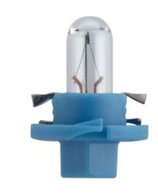 Лампа 12V 1.2W B8.4d голубой патрон Plastic Base NARVA 170273000 NARVA