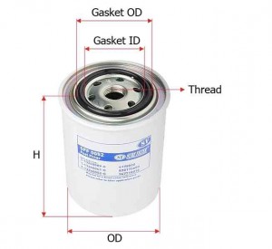 Фильтр топл. Sure SFF0052 ST20703 LFF3415 FC2701 FC1503 P552564 4616545 FF5108 SFF0052 SURE FILTER