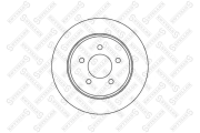 диск тормозной задний!\ Chrysler Voyager 2.4/3.3/3.8/2.5D 00> 6020-9311-SX STELLOX