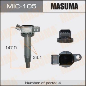 катушка зажигания!\ Toyota Avensis/Camry/Rav 4 2.0/2.4i 00> MIC-105 MASUMA