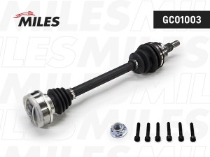 Привод в сборе левый AUDI A3/SKODA OCTAVIA/VW GOLF 1.4-1.9 96- (GKN 303153) GC01 GC01003 MILES