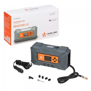 Компрессор MASTER LE эл.манометр+пласт.корпус + фонарь, в сумке (22 л/мин., 7 АТ CA-030-14L AIRLINE